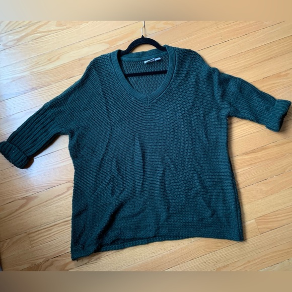 🎄🔥Forest Green knit Sweater slouchy fit - Picture 3 of 6